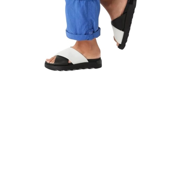 Sorel Black and White Sandals - Picture 5 of 5